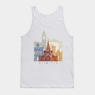 Brampton skyline poster Tank Top